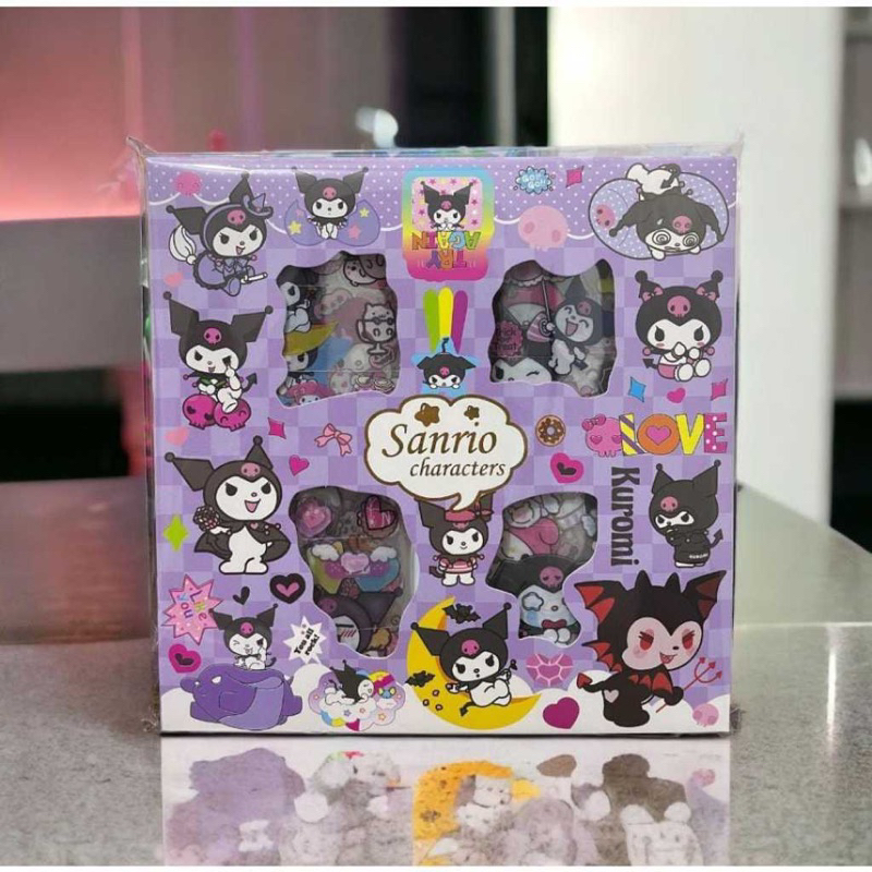 Jual 100 Lembar Sticker Lucu 2D Sanrio Karakter Kuromi Dan Roblox