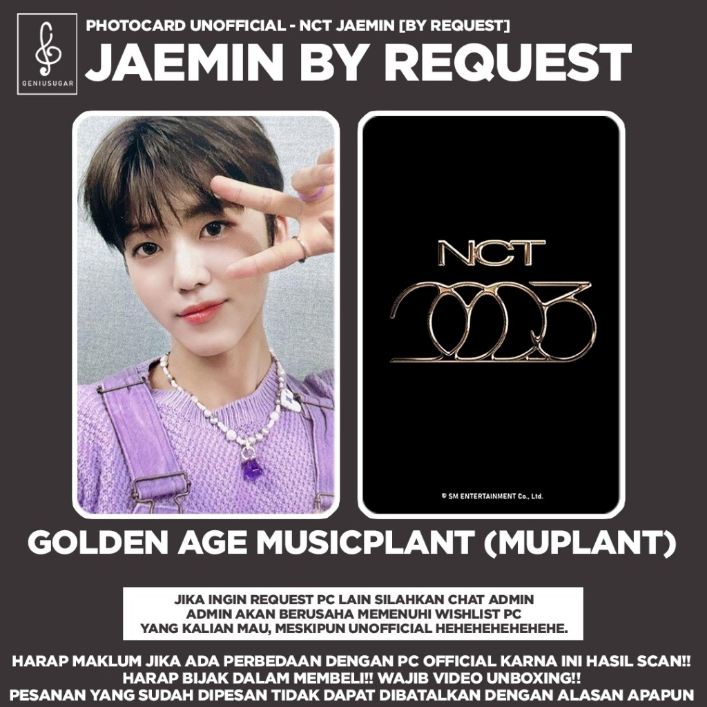 Jual [NCT] JAEMIN GOLDEN AGE MUSIC PLANT NATION CANDY HAT