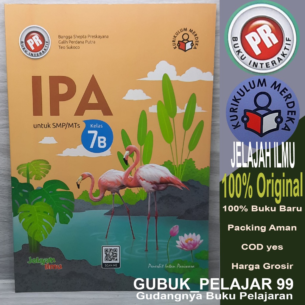 Jual Buku Interaktif PR IPA 7B Kelas 7 Semester 2 SMP/MTs Kurikulum ...