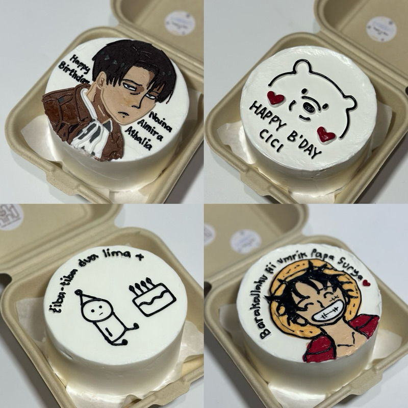 Jual Custom Bento Cake Bogor (bisa H1) / Korean cake / Lunch box