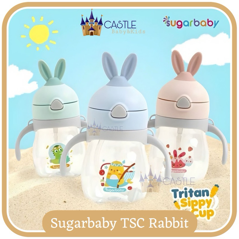 Jual Sugar Baby - Tritan Sippy Cup Rabbit 320ml / 270ml - BotoL Minum ...