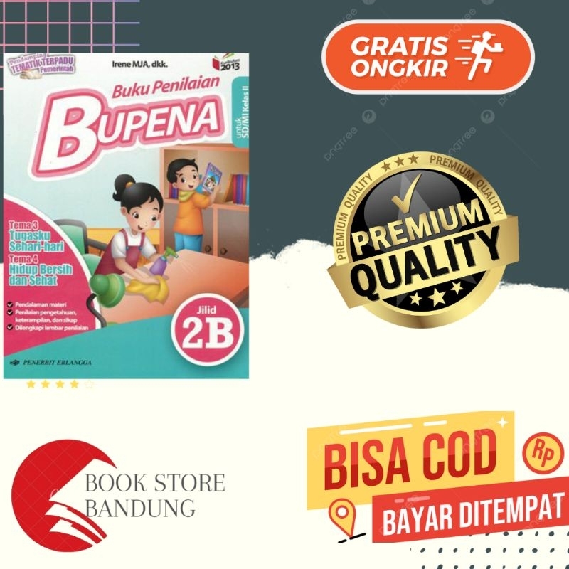 Jual Buku Bupena untuk SD/MI Kelas II Jilid 2B | Shopee Indonesia