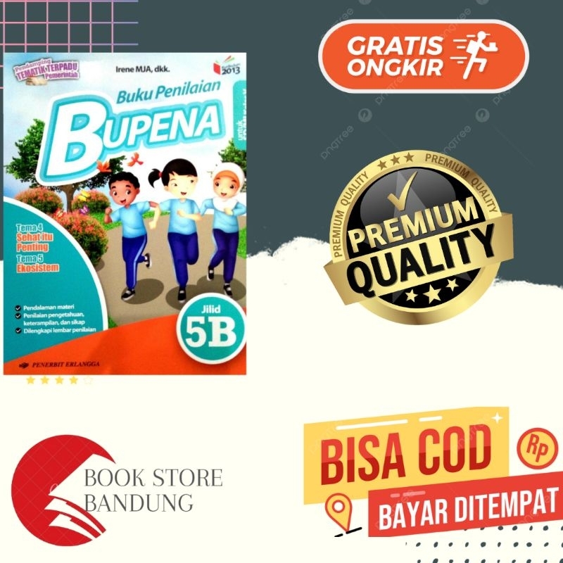 Jual Buku Penilaian Auntentik (Bupena) SD Kelas 5B Kurikulum 2013 ...