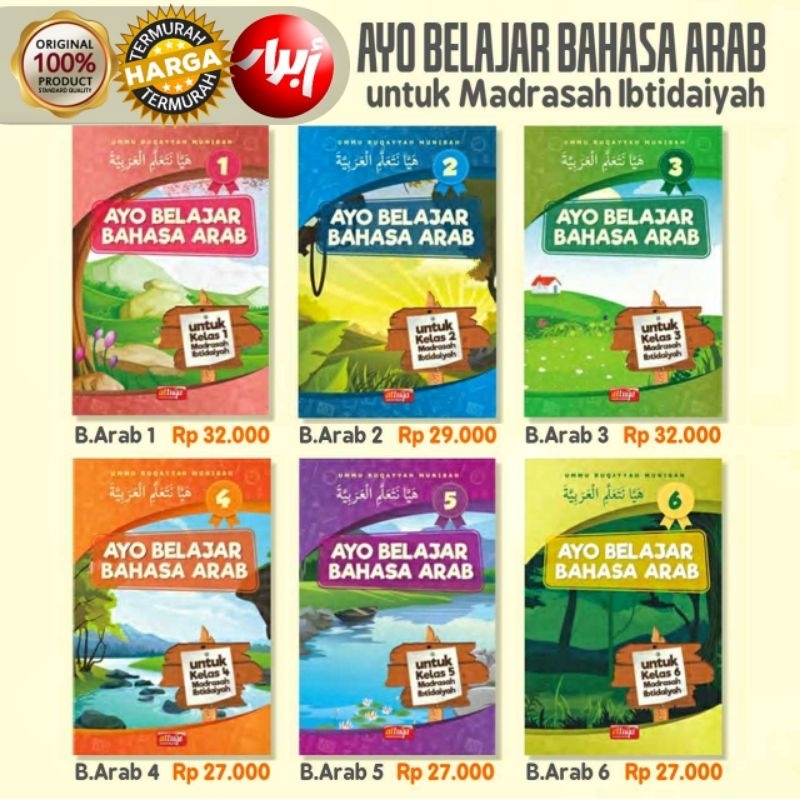 Jual Buku AYO BELAJAR BAHASA ARAB Untuk MADRASAH IBTIDAIYAH Kelas 1-6 ...