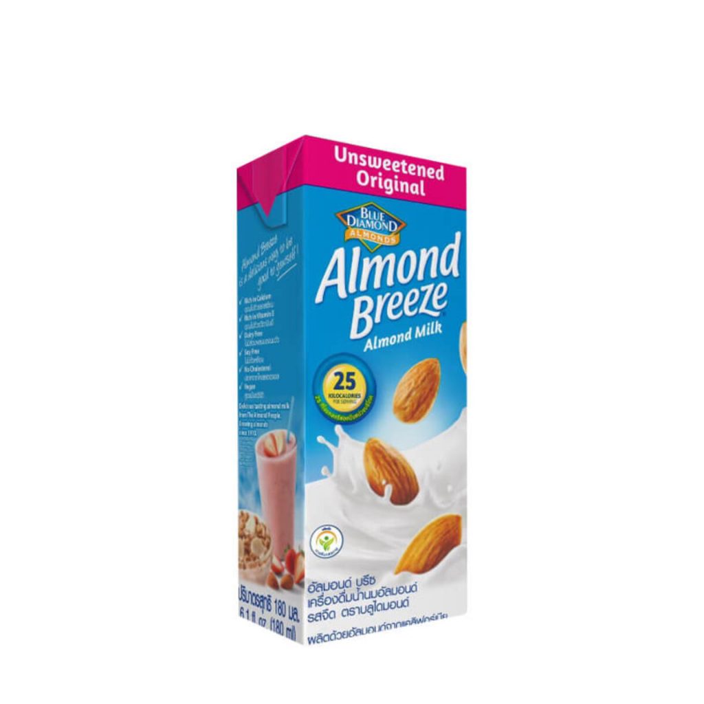 Jual Blue Diamond Almond Breeze Milk Unsweetened Original 180 Ml Almond Milk Shopee Indonesia 0059