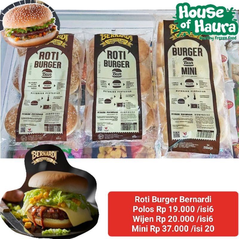 Jual Roti burger Bernardi Roti Hotdog Bernardi | Shopee Indonesia