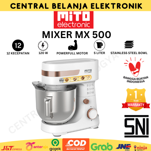 Jual MITO STAND MIXER MX 500 PICO 5 LITER / MITO MIXER MX500 / MITO