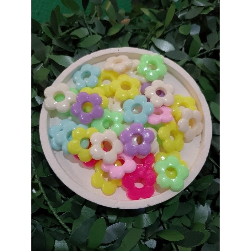 Jual MANIKKU Manik Bunga Sakura DIY Beads Manik Meronce Manik Gelang ...