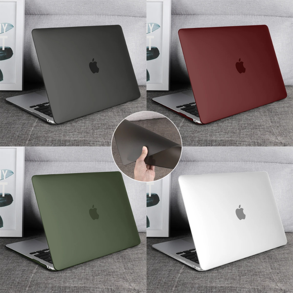 Cassa Del Computer Portatile Di Cristallo Per Apple Macbook Air Pro Retina 11 12 13 15 16 Pollici Di Plastica Colorata Rigida Copertura Del Computer P7366361 - Foto 14