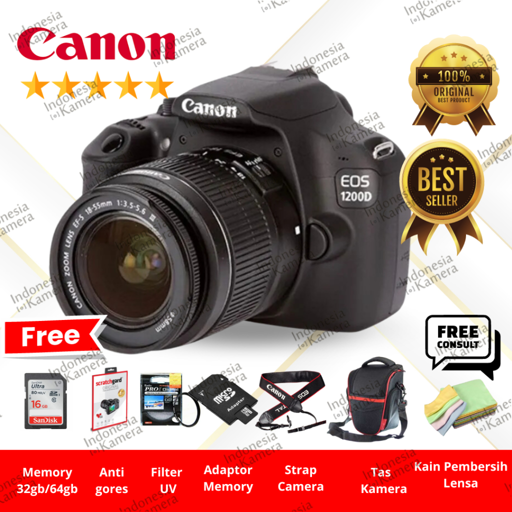 Jual CANON EOS 1200D | Shopee Indonesia