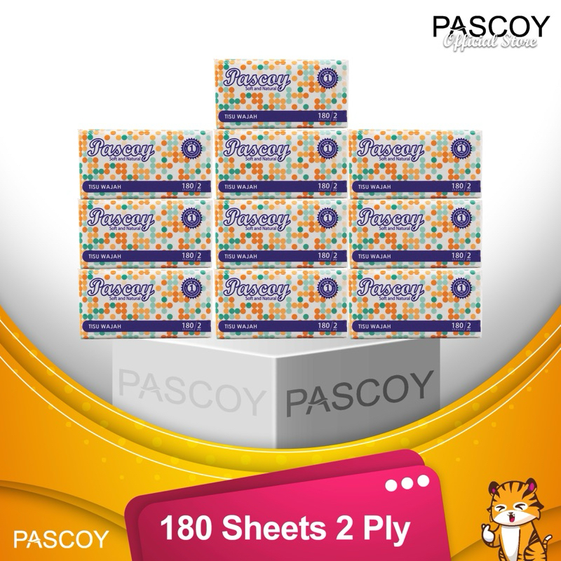 Jual Pascoy - Bundling 10 Pcs Facial Tissue 180 Sheets 2 Ply | Shopee ...