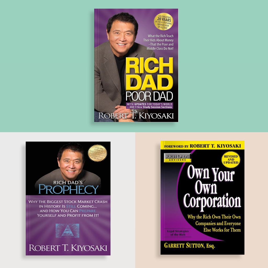 Jual Eng Rich Dads Books Collection Robert T Kiyosaki Rich Dad Poor