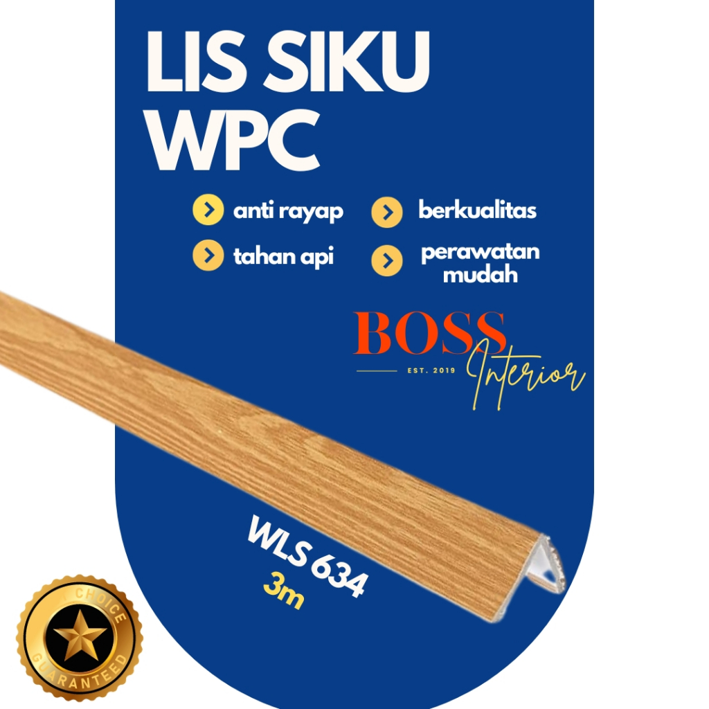 Jual Lis Sudut Siku L WPC WALLPANEL | List Penutup WOOD PANEL WPC Siku ...