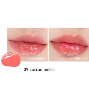 READY R0MND Dewyful Water Tint Glossy Colorful In Coral Chili Up Lilac Cream Liptint