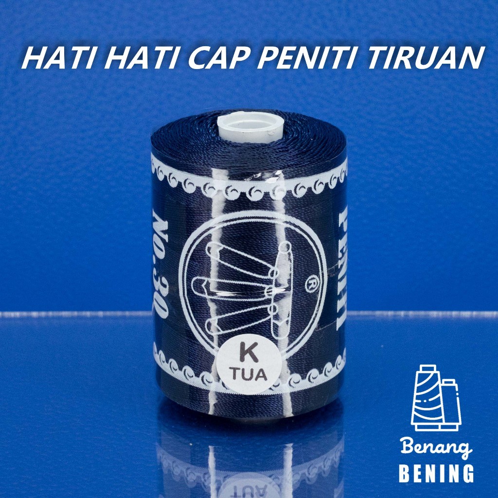 Jual BENANG NYLON NO.30 / D30 CAP PENITI - WARNA K.TUA (BIRU DONGKER /  NAVY)