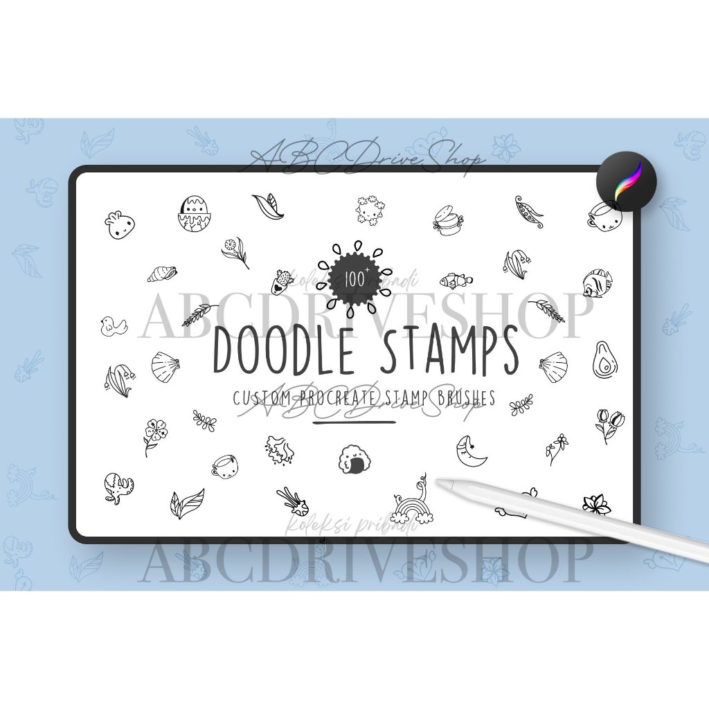 Jual Procreate Brush - Doodle Stamps | Shopee Indonesia