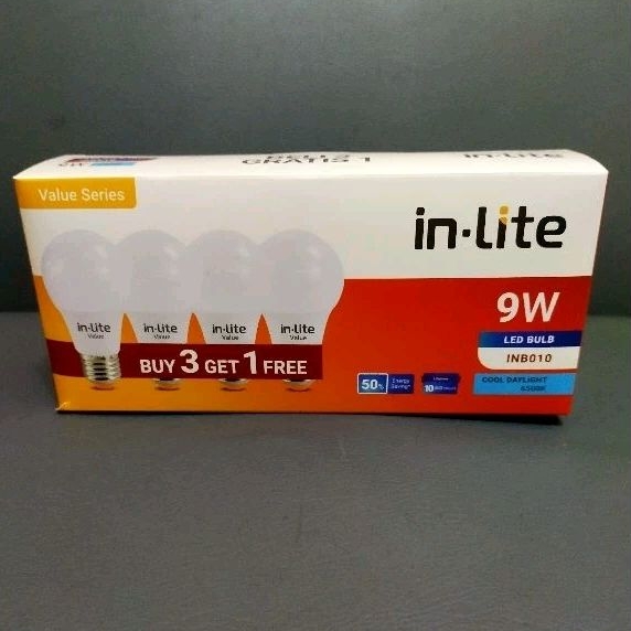 Jual Inlite Led Inb010 9watt Beli 3 Gratis 1 Shopee Indonesia