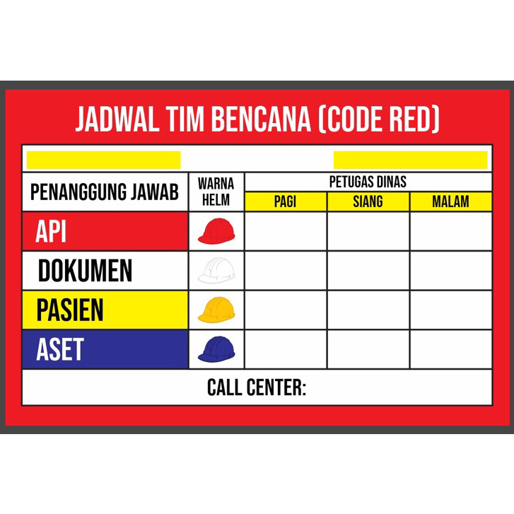 Papan Code Red Bencana - vrogue.co