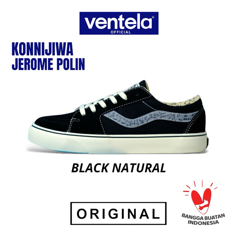 Jual Ventela X Jerome Polin Konnijiwa Black Natural Original Shopee