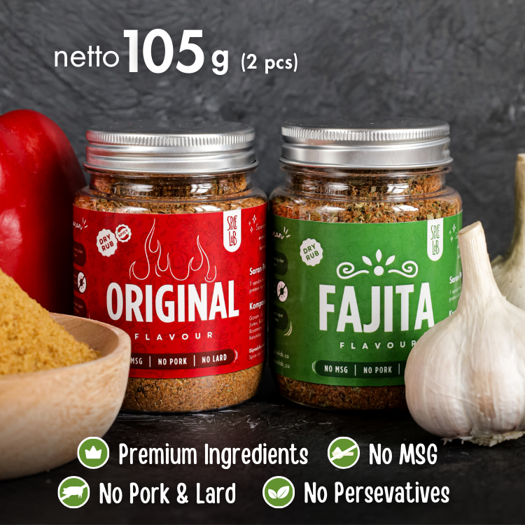 Jual Bundle Fajita & Spicy Dry Rub Spice Lab Bumbu Kering Serbaguna