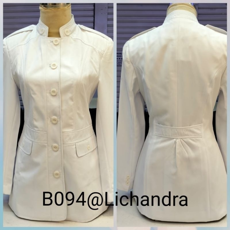 Jual Baju Dinas Putih Wanita Seragam PNS Putih Wanita Blazer Baju Putih