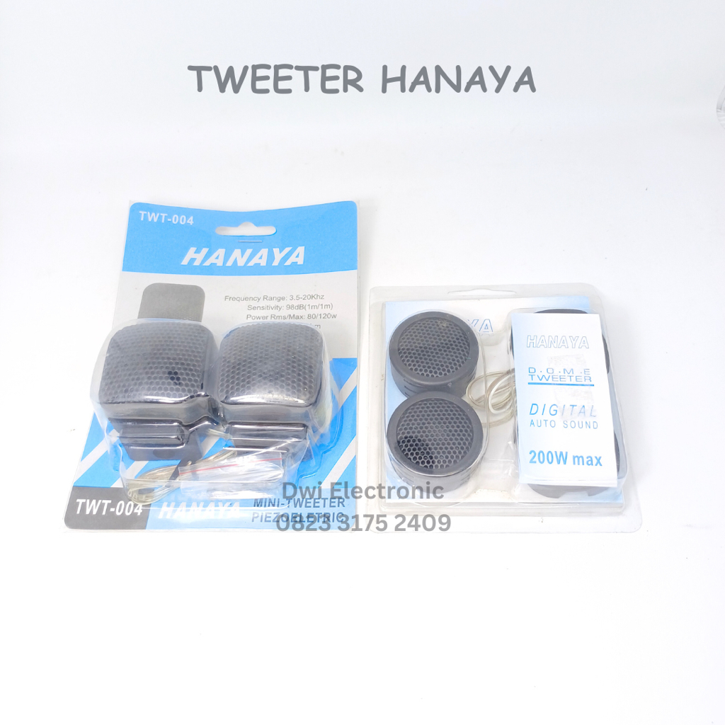 Jual TWEETER HANAYA /DOME TWEETER /TWEETER MOBIL /MINI TWEETER | Shopee ...