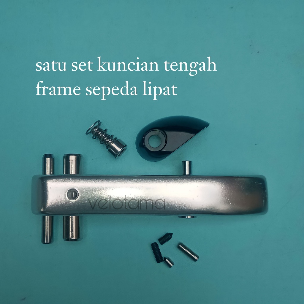Jual 1 set Kuncian frame sepeda lipat folding bike lock buckle kunci ...