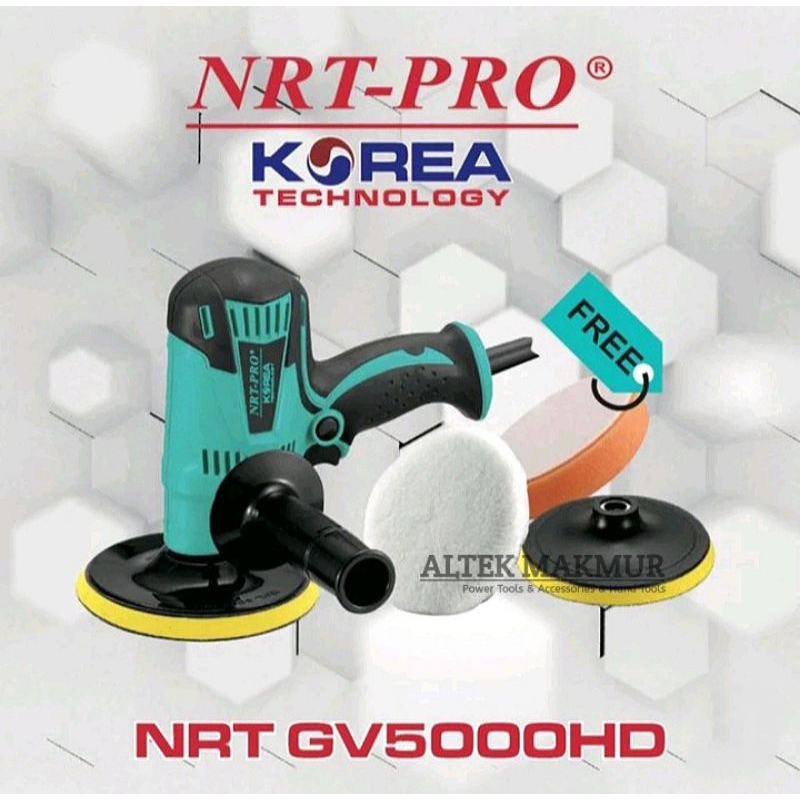 Jual Mesin Poles Mobil Nrt Pro Gv Hd Inch Gv Hd Variable Speed Alat Polisher Wax Sander