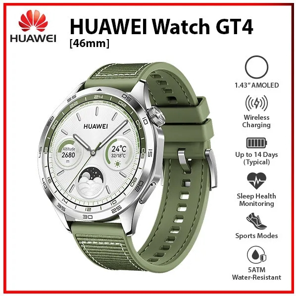 大森様専用 HUAWEI WATCH GT4 46㎜ Green（Jual Huawei Watch
