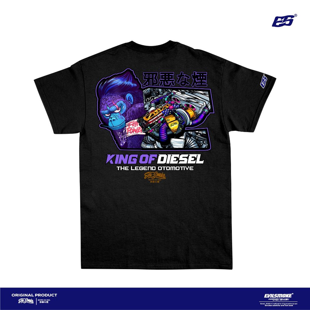 Jual KAOS DIESEL CUMI CUMI DARAT OTOMOTIF EVILSMOKE KODE KING OF DIESEL ...