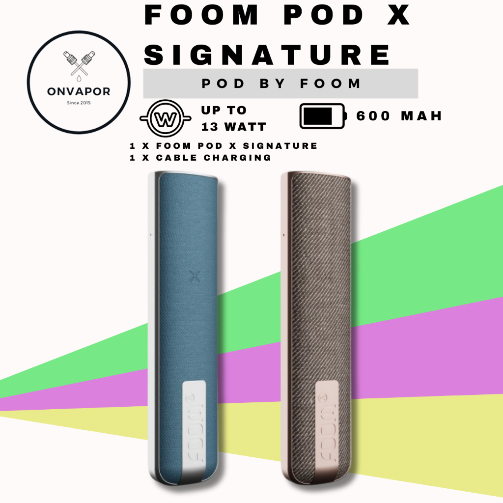 Jual Foom Pod X Signature Edition Blue Denim Beige Corduroy Green