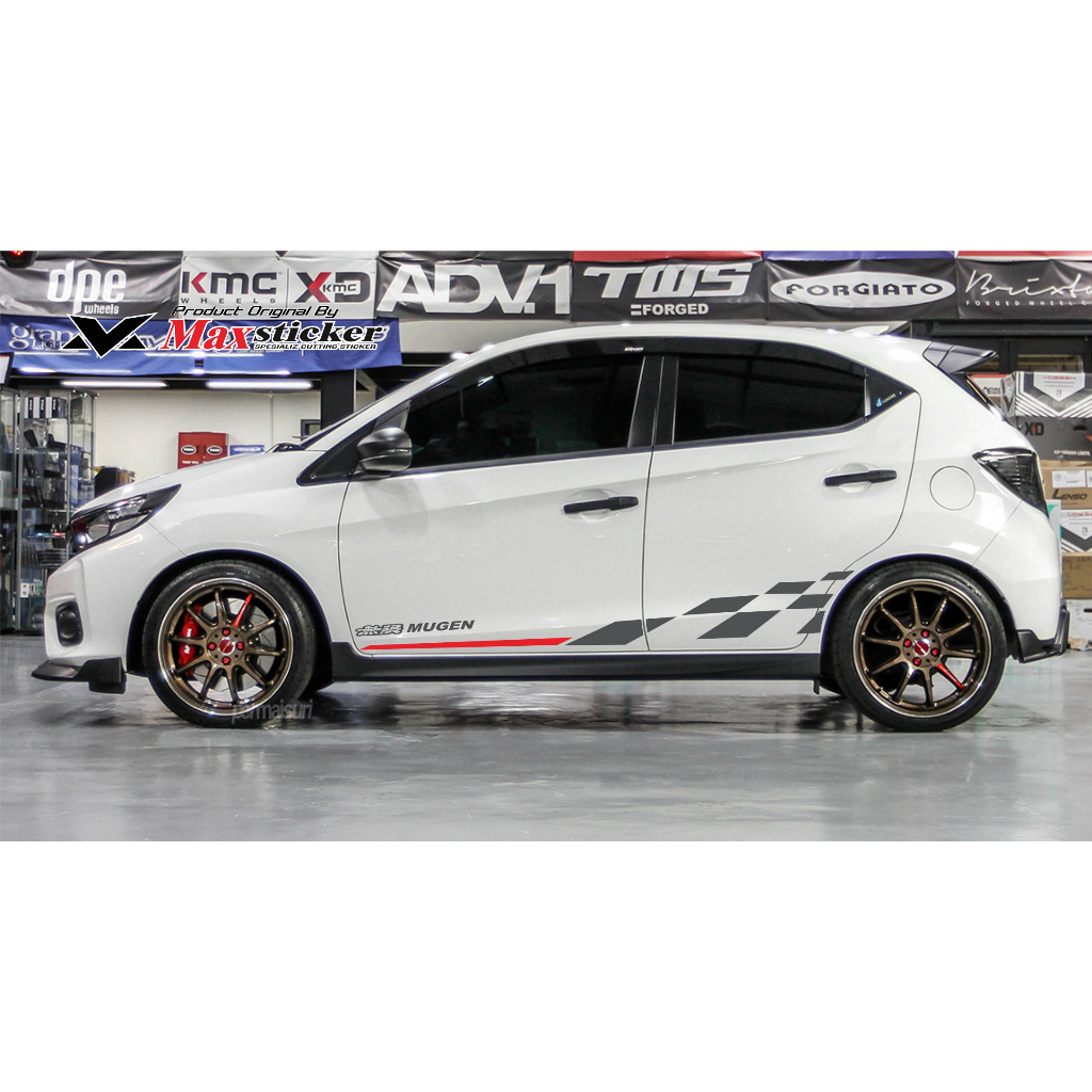 Jual CUTTING STICKER MOBIL BRIO SIMPLE KEREN STIKER BRIO SATYA | Shopee ...