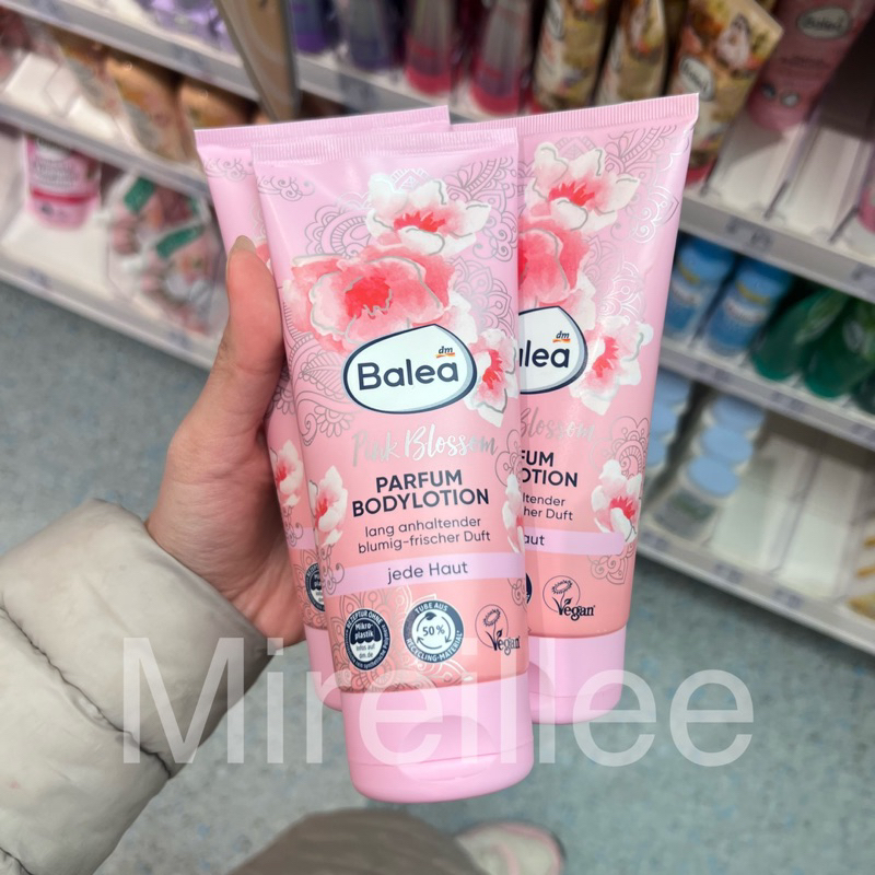 Jual Balea Parfum Body Lotion Pink Blossom Vegan Eropa varian Pink