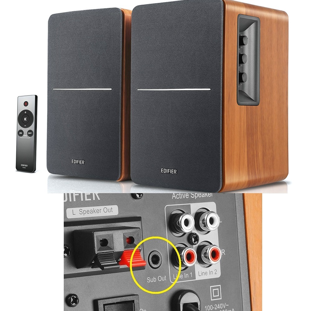 Jual BUILTIN POWER EDIFIER ACTIVE Bluetooth Bookshelf Speaker Aktif