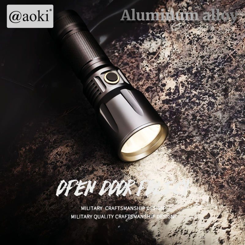 Jual Aoki senter 90w aluminum ALLOY AK-L090 / AOKI SENTER TAKTIS ...