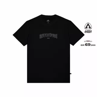 Aerostreet T Shirt Deo Hitam T-Shirt Tshirt AABAA