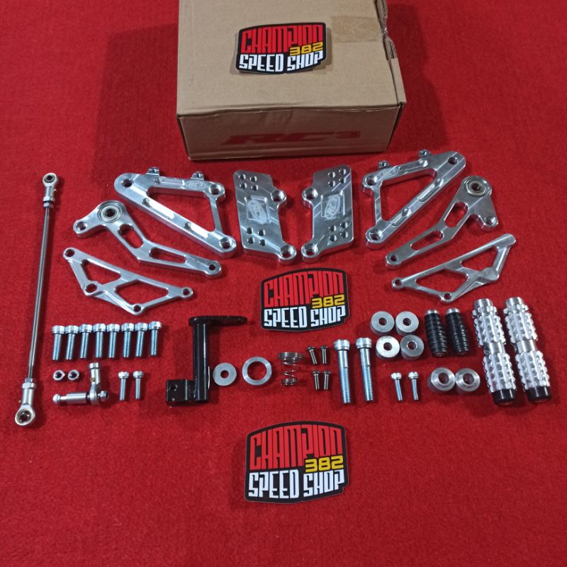 Jual Footstep Step Underbone Racing RC3 Bolong Gen 2 Adaptor Ninja 150 ...