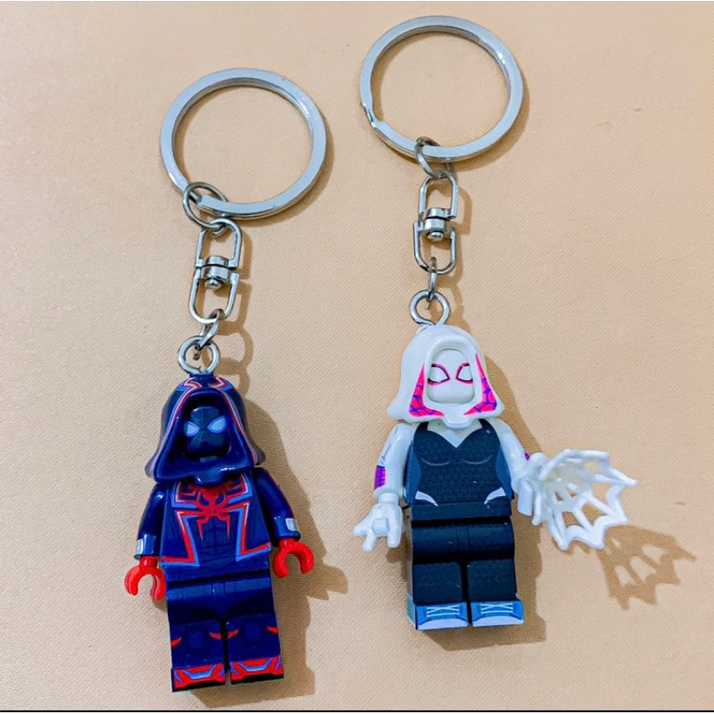 Jual GANTUNGAN KUNCI KEYCHAIN COUPLE MINIFIGURE SPIDERMAN SPIDER