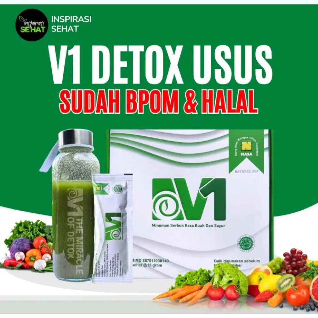 Jual V1 Nasa Original I Obat Herbal Cuci Usus Kotor I Detox Usus I V1