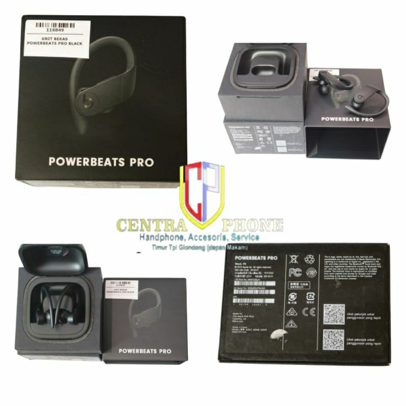 Jual POWERBEATS PRO WIRELESS BLACK ORIGYNAL EARPHONE BLUETOOTH BLACK Shopee Indonesia