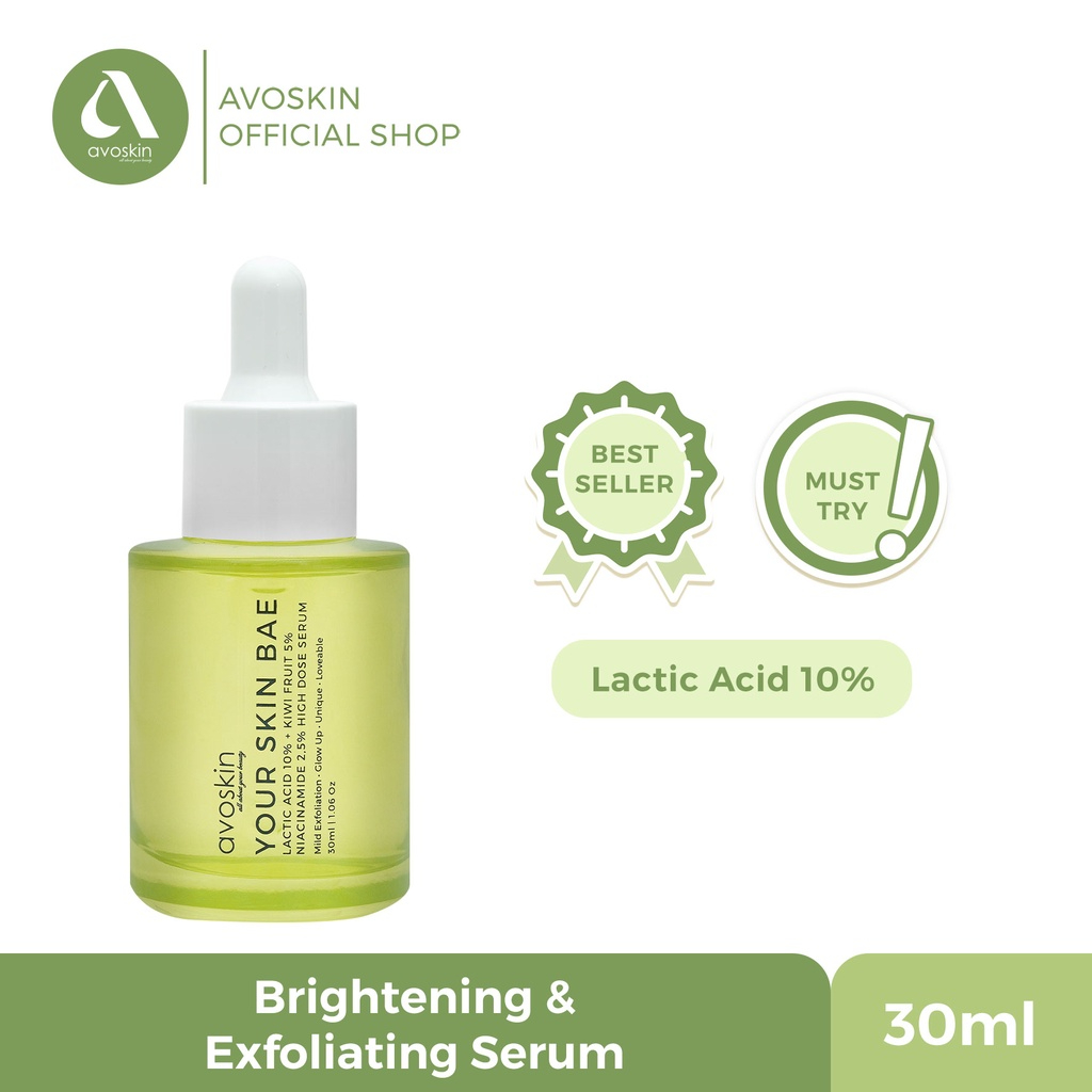 Jual AVOSKIN Your Skin Bae Lactic Acid 10% + Kiwi Fruit 5% ...