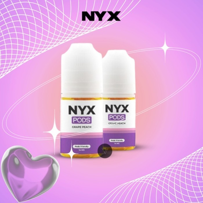 Jual LIQUID NYX GRAPE PEACH 30ML 12MG | Shopee Indonesia