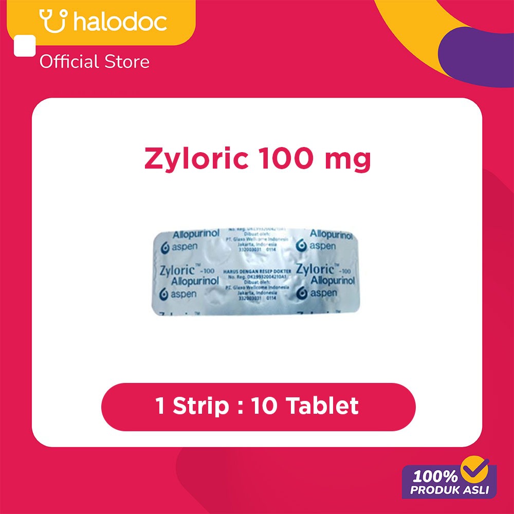 Jual Zyloric 100 Mg 10 Tablet | Shopee Indonesia