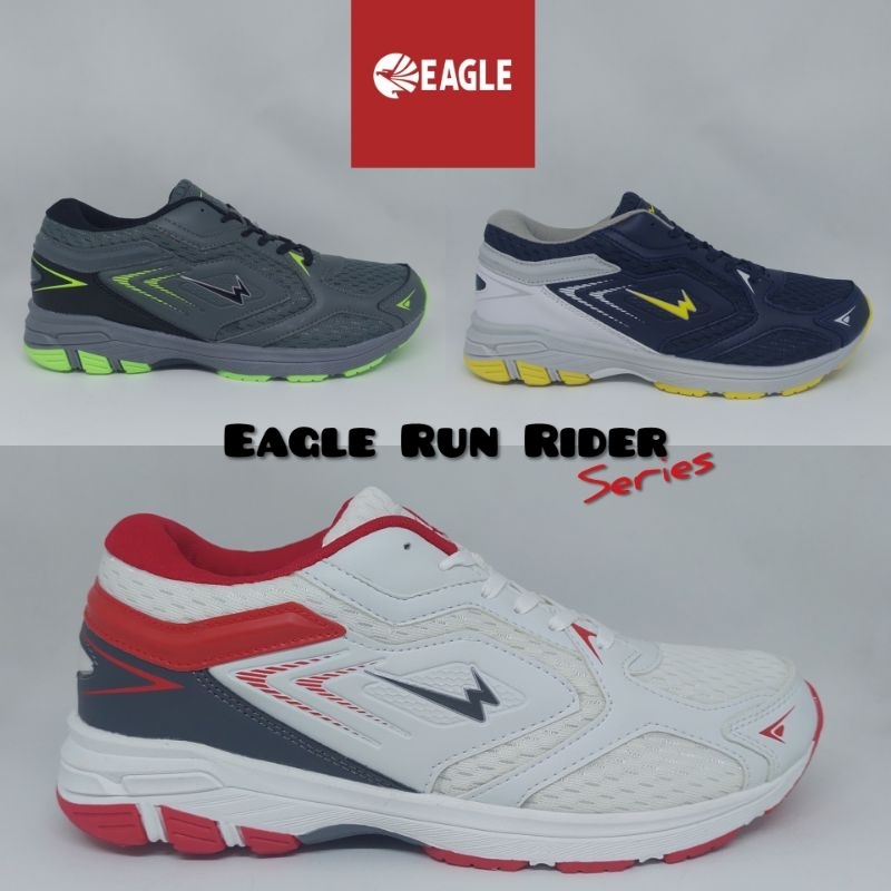 Jual NEW Sepatu Jogging Running EAGLE RUN RIDER Series (Original ...