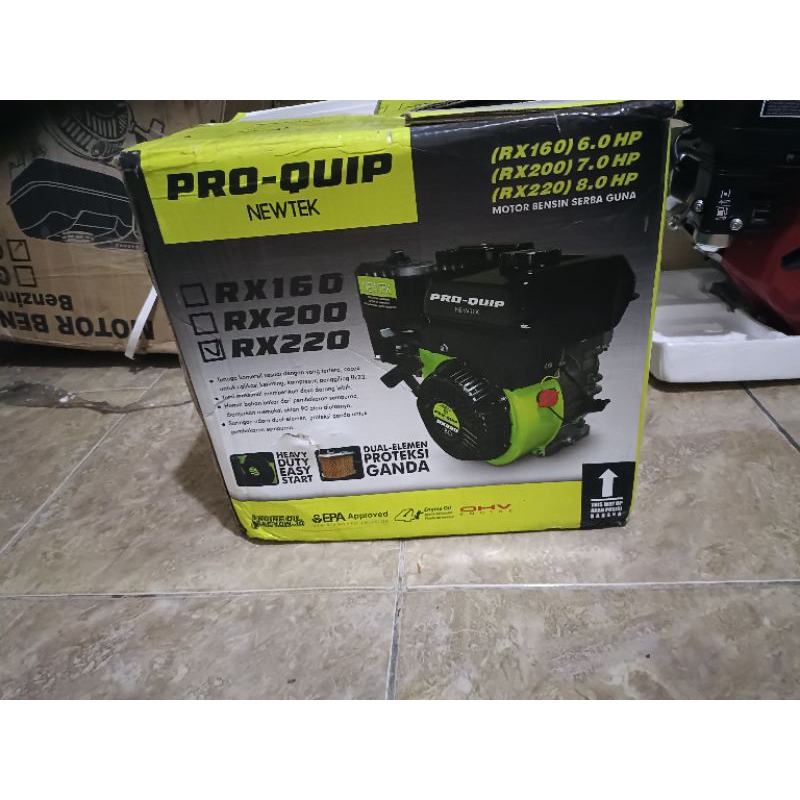 Jual Mesin Penggerak bensin ProQUIP RX 200 8HP Mesin Perahu, mesin ...