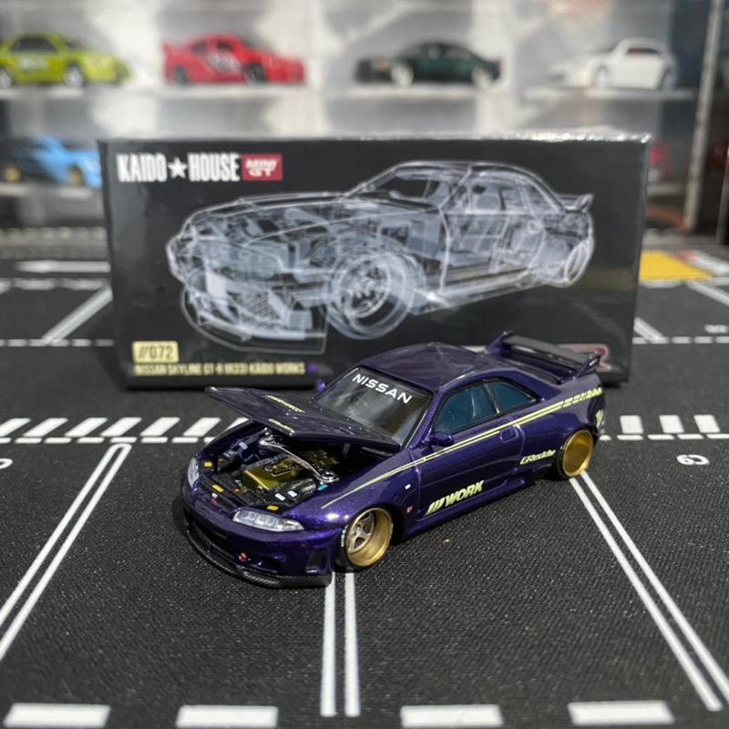 Jual Mini GT-Kaido House Nissan Skyline GTR-R33 (Unsealed) | Shopee ...