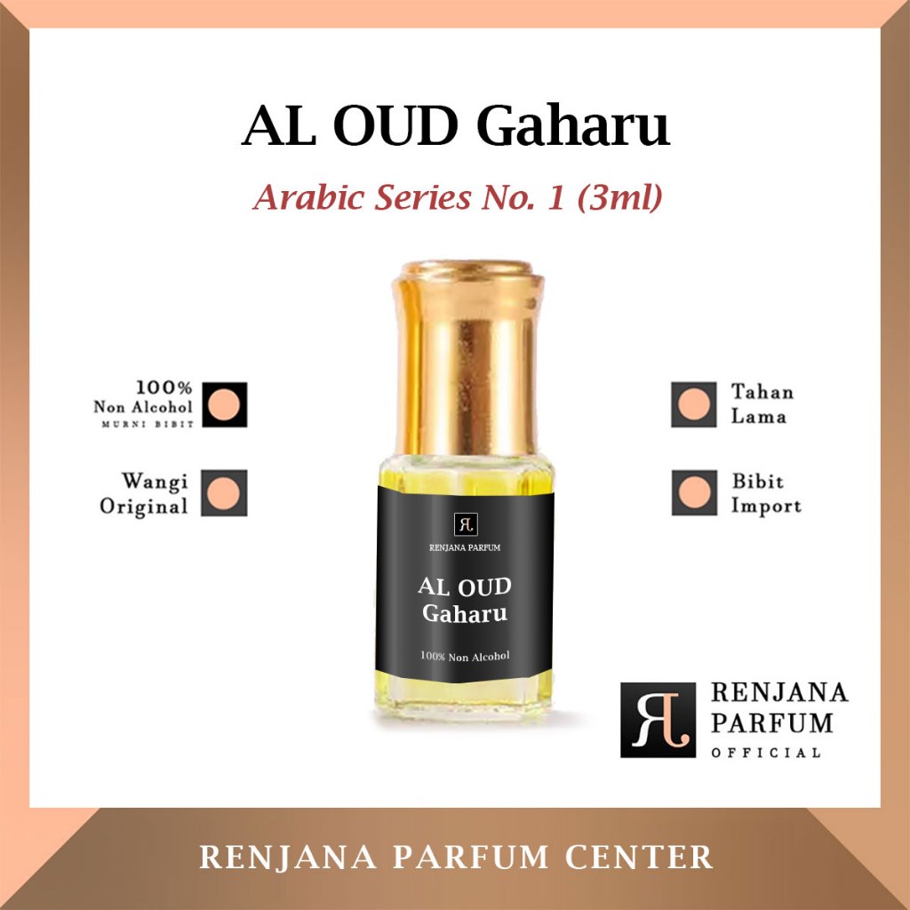 Parfum Minyak Wangi ARABIC SERIES Kemasan Roll On 3ml Murni Non  Alkohol