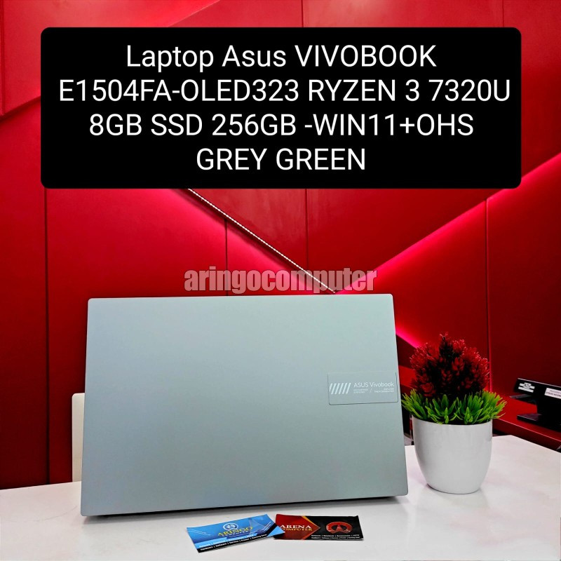 Jual Laptop Asus Vivobook E1504fa Oled323 Ryzen 3 7320u 8gb Ssd 256gb Win11ohs Grey Green 3153