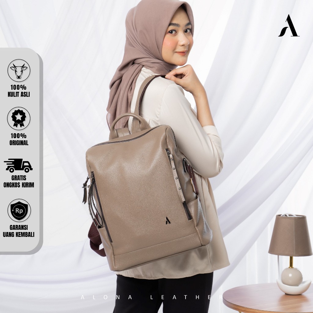 Jual Tas Ransel Wanita Tas Punggung Bagpack Leather Bag Terbaru