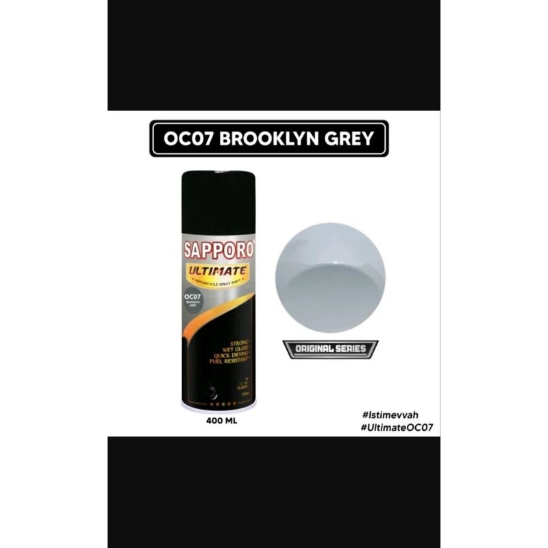 Jual SAPPORO ULTIMATE OC07 BROOKLYN GREY | Shopee Indonesia